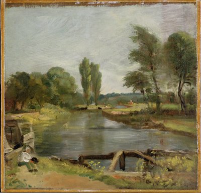 Cerradura de Flatford, 1810-11 de John Constable