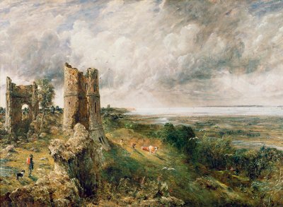Castillo de Hadleigh, 1829 de John Constable