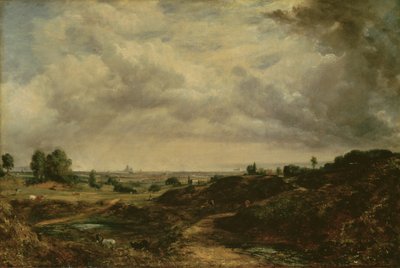 Hampstead Heath (óleo sobre lienzo) de John Constable