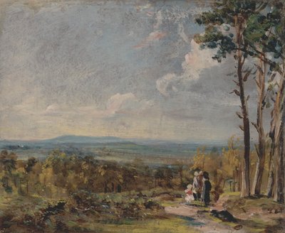 Hampstead Heath mirando hacia Harrow, 1821 de John Constable