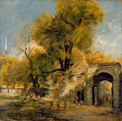Puerta de Harnham, Salisbury, c.1820-21 de John Constable