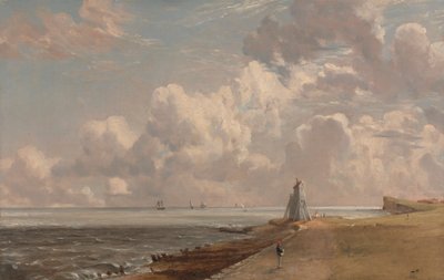 Harwich: El Faro Bajo y Beacon Hill de John Constable