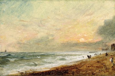 Playa de Hove, c.1824 de John Constable