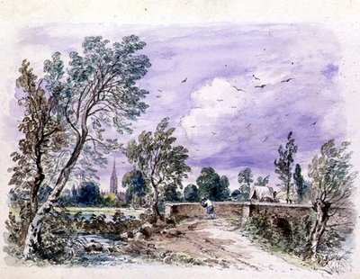 Puente de Milford de John Constable