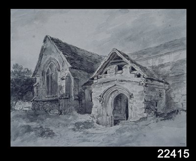 Porche y Transepto de una Iglesia de John Constable