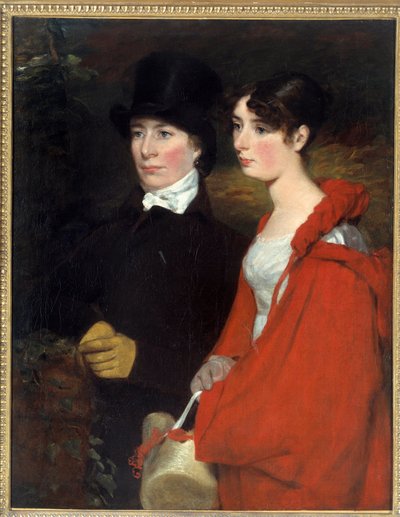 Retrato de Ann y Mary Constable. Pintura de John Constable (1776-1837), circa 1810-1814. Colección privada. de John Constable