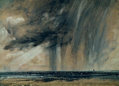 Tormenta sobre el mar, c.1824-28 de John Constable