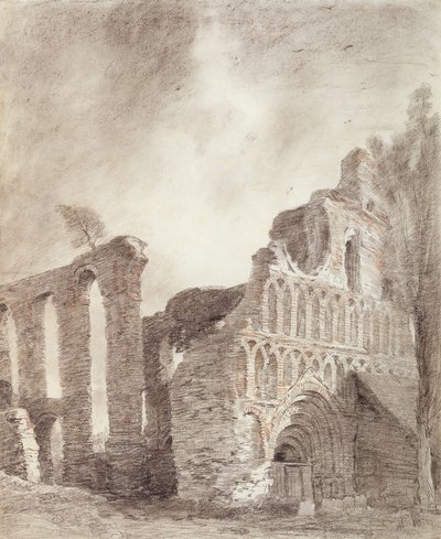 Ruina del Priorato de St. Botolph, Colchester, c.1809 de John Constable