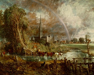 Catedral de Salisbury desde los prados, 1831 de John Constable