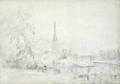 Catedral de Salisbury desde el Noroeste, 1829 de John Constable