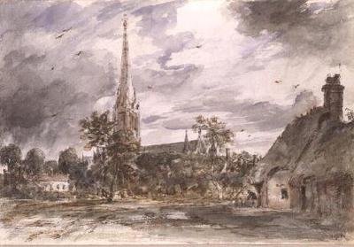 Catedral de Salisbury: con cabañas de John Constable