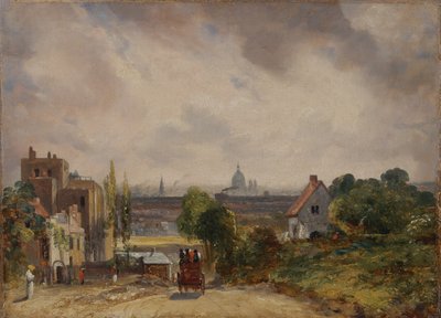 La cabaña de Sir Richard Steele, Hampstead, 1831 a 1832 de John Constable