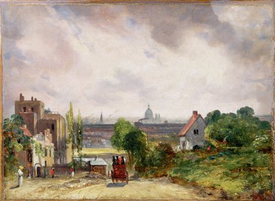 Cabaña de Sir Richard Steele, Hampstead, c.1832 de John Constable