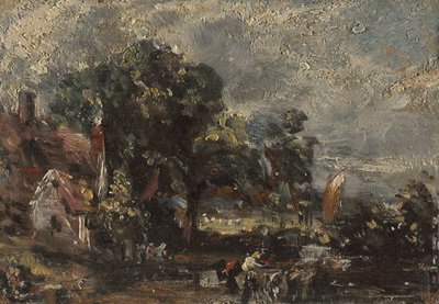 Boceto para "El Haywain" de John Constable