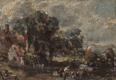 Boceto para "El Haywain" de John Constable