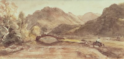 Boceto de Borrowdale, 1806, tarde de John Constable