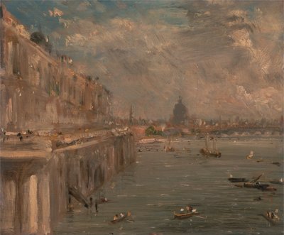 Terraza de Somerset House desde el puente de Waterloo de John Constable
