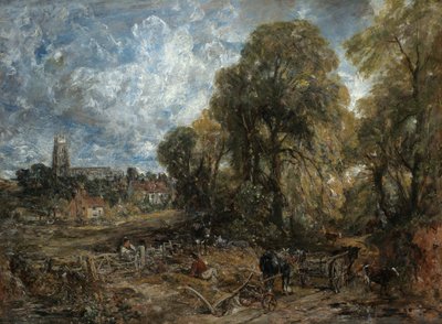 Stoke-by-Nayland, 1836 de John Constable