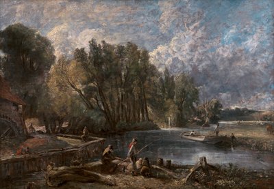Molino de Stratford, 1819 a 1820 de John Constable