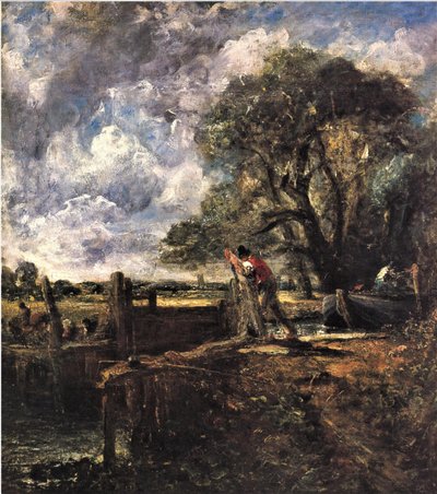 Estudio para El maizal de John Constable