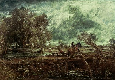 Estudio para El caballo saltador, c.1825 de John Constable