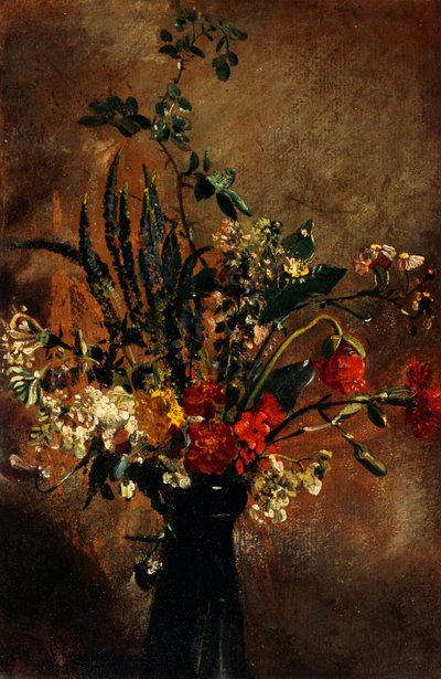 Estudio de flores en un vaso de jacinto de John Constable
