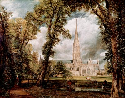 La catedral de Salisbury vista desde los jardines del obispado de John Constable