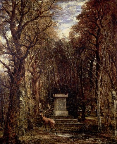 El cenotafio a la memoria de Reynolds, Coleorton de John Constable