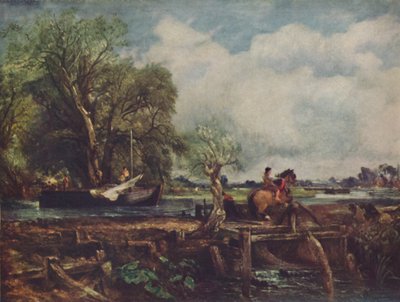 El caballo saltador, 1825 de John Constable