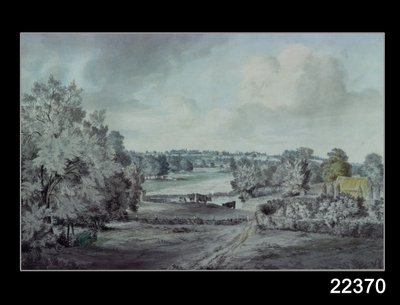 El Valle del Stour, con la iglesia de Langham en la distancia de John Constable