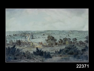 El valle del Stour, con Stratford St. Mary en la distancia de John Constable