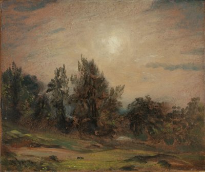 Árboles en Hampstead Heath de John Constable