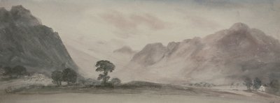 Vista en Borrowdale de John Constable