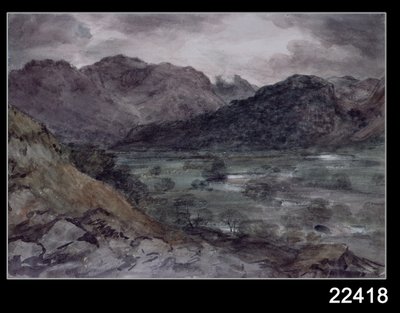 Vista en Borrowdale de John Constable