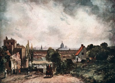 Vista de la Ciudad de Londres desde la Cabaña de Sir Richard Steele de John Constable