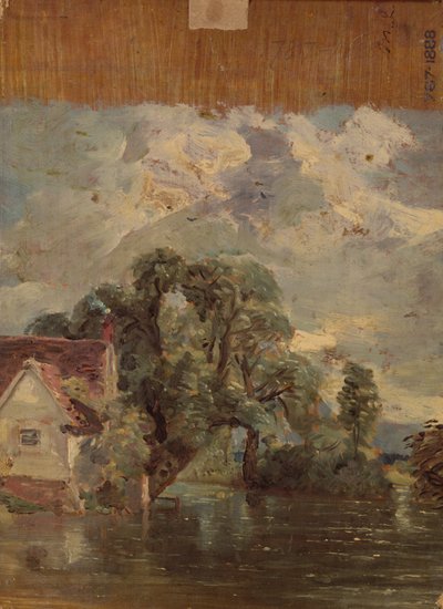 Cabaña de Willy Lots, cerca del Molino Flatford de John Constable