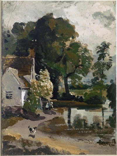 Casa de Willy Lott, cerca del molino de Flatford de John Constable