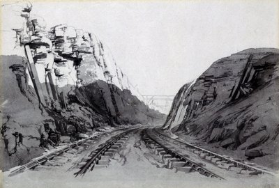 Corte de Blisworth, Northamptonshire, septiembre de 1838 de John Cooke Bourne