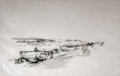 Corte de Blisworth, Northamptonshire, septiembre de 1838 de John Cooke Bourne