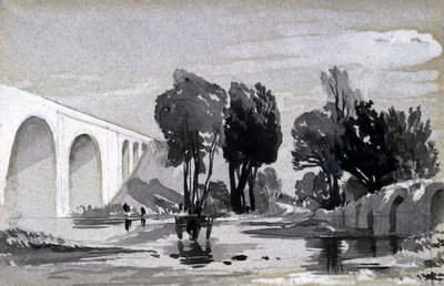 Viaducto de Blythe, Hampton-in-Arden, c.1838 de John Cooke Bourne