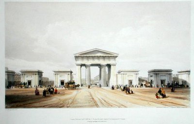 Pórtico de entrada, Estación Euston Grove, de 