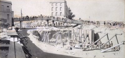 Granby Street, Hampstead Road, 13 de agosto de 1836 de John Cooke Bourne