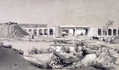 Puente de la Carretera de Hampstead, 5 de Octubre de 1836 de John Cooke Bourne
