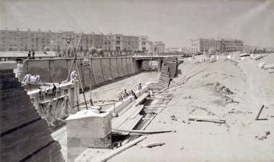 Puente de la Carretera de Hampstead, desde el lado de Camden, 11 de Agosto de 1836 de John Cooke Bourne