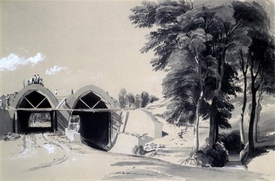 Puente de Ocupación, Bugbrooke, Northamptonshire, 9 de julio de 1837 de John Cooke Bourne