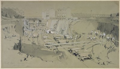 Calle Park, Camden Town, 17 de Septiembre de 1836 de John Cooke Bourne