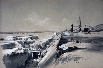 Corte de Tring, Hertfordshire, 1830s de John Cooke Bourne