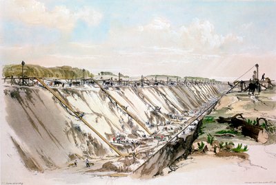 Corte de Tring, Ferrocarril de Londres y Birmingham, 17 de junio de 1837 de John Cooke Bourne