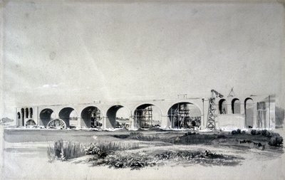 Viaducto de Wolverton, 30 de junio de 1837 de John Cooke Bourne