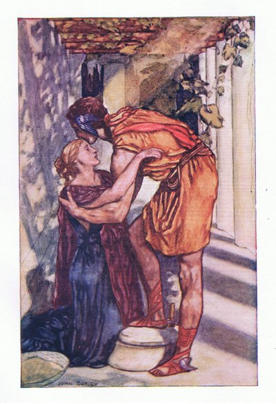 Perseo comenzó su gran aventura, de The Gateway to Romance publicado por Thomas Nelson & Sons de John Copley